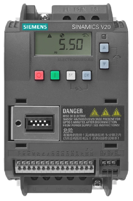 Частотный преобразователь 6SL3210-5BE17-5CV0